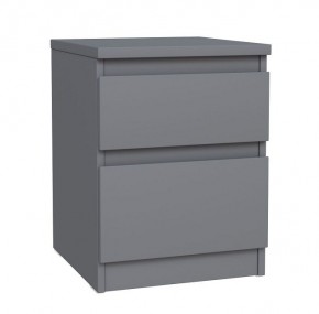 2.03.03.050.4 КАСТОР тумба 2 ящика RU серая в Нягани - nyagan.ok-mebel.com | фото