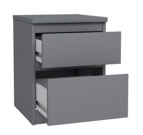 2.03.03.050.4 КАСТОР тумба 2 ящика RU серая в Нягани - nyagan.ok-mebel.com | фото 2