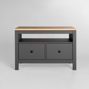 2.08.03.080.15 САГА тумба 2 ящика серая/ясень RU в Нягани - nyagan.ok-mebel.com | фото 2