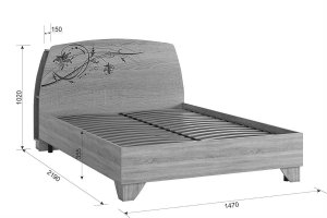 Кровать 1400 Виктория-1 арт. SPV-1.04.1544 в Нягани - nyagan.ok-mebel.com | фото 5