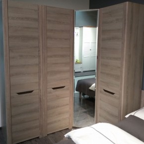 АФИНА А12 Шкаф для одежды и белья Ясень Таормина в Нягани - nyagan.ok-mebel.com | фото 2