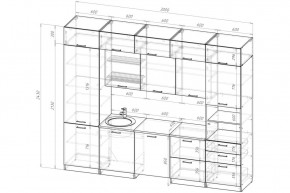 АНТИКА Кухонный гарнитур Экстра 5 (3000 мм) в Нягани - nyagan.ok-mebel.com | фото 2