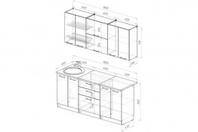 АНТИКА Кухонный гарнитур Макси 2 (1800 мм) в Нягани - nyagan.ok-mebel.com | фото 2