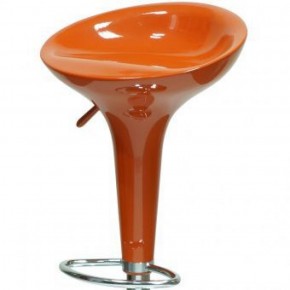 Барный стул Barneo N-100 Bomba оранжевый глянец в Нягани - nyagan.ok-mebel.com | фото 2