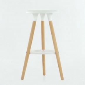 Барный стул Barneo N-19 Modern интерьерный белый в Нягани - nyagan.ok-mebel.com | фото 4