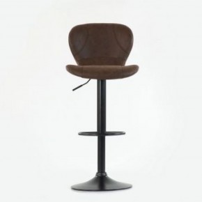 Барный стул Barneo N-86 Time / Black / VPU Brown Vintage коричневый винтаж PK970-18 в Нягани - nyagan.ok-mebel.com | фото 3