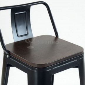 Барный стул N-238 Tolix Wood style Черный в Нягани - nyagan.ok-mebel.com | фото 3