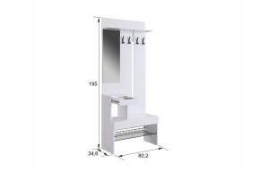 БАСКО Прихожая (модульная) кашемир в Нягани - nyagan.ok-mebel.com | фото 3