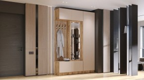 БАВАРИЯ Прихожая (дуб вотан/кашемир) в Нягани - nyagan.ok-mebel.com | фото