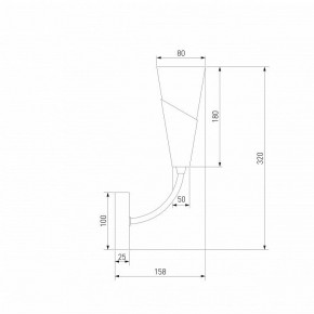 Бра Eurosvet Rhyton 60167/1 никель в Нягани - nyagan.ok-mebel.com | фото 6