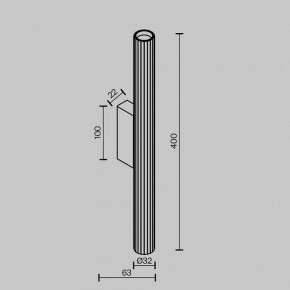 Бра Maytoni Calipso C082WL-12W2.7K-B в Нягани - nyagan.ok-mebel.com | фото 4