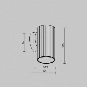 Бра Maytoni Calipso C106WL-01-GU10-B в Нягани - nyagan.ok-mebel.com | фото 6