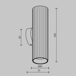 Бра Maytoni Calipso C106WL-02-GU10-B в Нягани - nyagan.ok-mebel.com | фото 6