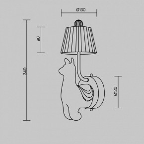 Бра Maytoni Senor Alpaca MOD377WL-L6W3K в Нягани - nyagan.ok-mebel.com | фото 9