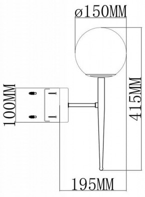 Бра Moderli Scrumbel V11562-1W в Нягани - nyagan.ok-mebel.com | фото 6