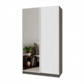 БРАУН Б652 Шкаф-купе (анкор темный/анкор светлый) в Нягани - nyagan.ok-mebel.com | фото