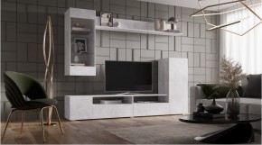 ДАЛЛАС Гостиная (модульная) цемент светлый в Нягани - nyagan.ok-mebel.com | фото
