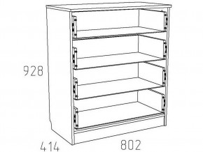 Детская Фанк Комод НМ 013.71-01 М в Нягани - nyagan.ok-mebel.com | фото 3