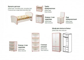 Набор мебели для детской Юниор-10 (с кроватью 800*1600) ЛДСП в Нягани - nyagan.ok-mebel.com | фото 2