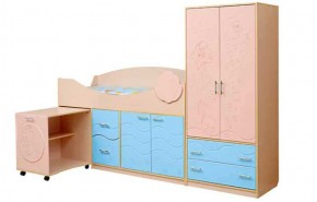 Набор мебели для детской Юниор -12.2 (700*1860) МДФ матовый в Нягани - nyagan.ok-mebel.com | фото 1