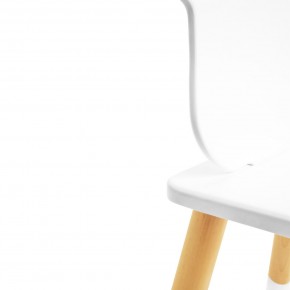 Детский комплект стол и два стула «Мишка» Rolti Baby (белый/береза, массив березы/мдф) в Нягани - nyagan.ok-mebel.com | фото 3