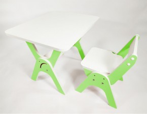 Детский растущий стол-парта и стул Я САМ "Умка" (Зеленый) в Нягани - nyagan.ok-mebel.com | фото