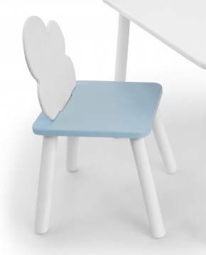 Детский стул Облачко (Белый/Голубой/Белый) в Нягани - nyagan.ok-mebel.com | фото 1