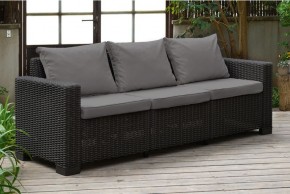 Диван Калифорния 3-х местный (California 3 Sofa), графит в Нягани - nyagan.ok-mebel.com | фото