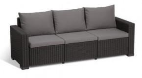 Диван Калифорния 3-х местный (California 3 Sofa), графит в Нягани - nyagan.ok-mebel.com | фото 2