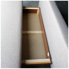 Диван-кровать Комфорт без подлокотников BALTIC AZURE (2 подушки) в Нягани - nyagan.ok-mebel.com | фото 6