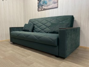 Диван Престиж-15 (НПБ+МДФ) велюр Sensey bottle green в Нягани - nyagan.ok-mebel.com | фото