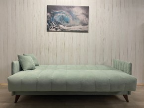 Диван Престиж-3 (НПБ) велюр Sensey mist green в Нягани - nyagan.ok-mebel.com | фото 3