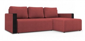 Диван угловой Алиса 3 Vital PEACH - Teos Black в Нягани - nyagan.ok-mebel.com | фото