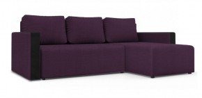 Диван угловой Алиса 3 Vital PLUM - Teos Black в Нягани - nyagan.ok-mebel.com | фото