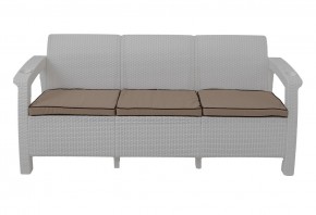 Диван Yalta Premium Sofa 3 Set (Ялта) белый (+подушки под спину) в Нягани - nyagan.ok-mebel.com | фото 2