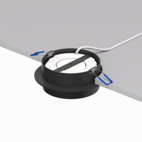 DK2090-BK Встраиваемый светильник FLAT, IP 20, до 15 Вт, GX53, LED, черный, алюминий в Нягани - nyagan.ok-mebel.com | фото 4