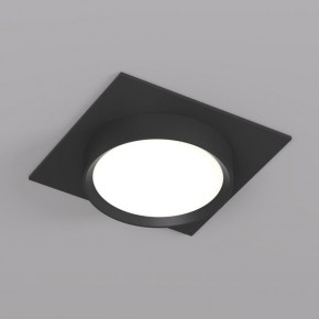 DK2091-BK Встраиваемый светильник FLAT, IP 20, до 15 Вт, GX53, LED, черный, алюминий в Нягани - nyagan.ok-mebel.com | фото