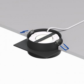 DK2091-BK Встраиваемый светильник FLAT, IP 20, до 15 Вт, GX53, LED, черный, алюминий в Нягани - nyagan.ok-mebel.com | фото 4