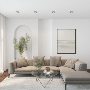 DK2091-BK Встраиваемый светильник FLAT, IP 20, до 15 Вт, GX53, LED, черный, алюминий в Нягани - nyagan.ok-mebel.com | фото 5