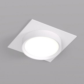 DK2091-WH Встраиваемый светильник FLAT, IP 20, до 15 Вт, GX53, LED, белый, алюминий в Нягани - nyagan.ok-mebel.com | фото