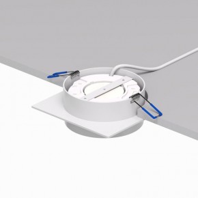 DK2091-WH Встраиваемый светильник FLAT, IP 20, до 15 Вт, GX53, LED, белый, алюминий в Нягани - nyagan.ok-mebel.com | фото 4