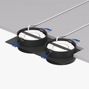 DK2092-BK Встраиваемый светильник FLAT, IP 20, до 15 Вт, GX53, LED, черный, алюминий в Нягани - nyagan.ok-mebel.com | фото 2