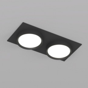 DK2092-BK Встраиваемый светильник FLAT, IP 20, до 15 Вт, GX53, LED, черный, алюминий в Нягани - nyagan.ok-mebel.com | фото 4