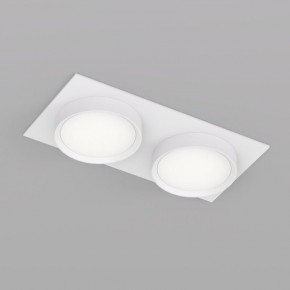 DK2092-WH Встраиваемый светильник FLAT, IP 20, до 15 Вт, GX53, LED, белый, алюминий в Нягани - nyagan.ok-mebel.com | фото 2