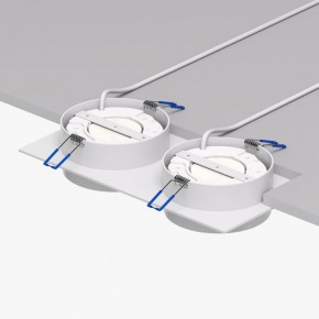 DK2092-WH Встраиваемый светильник FLAT, IP 20, до 15 Вт, GX53, LED, белый, алюминий в Нягани - nyagan.ok-mebel.com | фото 4
