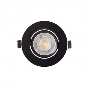 DK3020-BK Встраиваемый светильник, IP 20, 10 Вт, GU5.3, LED, черный, пластик в Нягани - nyagan.ok-mebel.com | фото