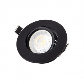 DK3020-BK Встраиваемый светильник, IP 20, 10 Вт, GU5.3, LED, черный, пластик в Нягани - nyagan.ok-mebel.com | фото 2