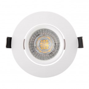 DK3020-WH Встраиваемый светильник, IP 20, 10 Вт, GU5.3, LED, белый, пластик в Нягани - nyagan.ok-mebel.com | фото