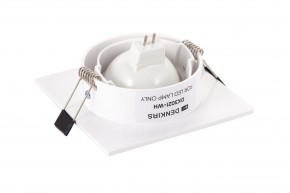 DK3021-WH Встраиваемый светильник, IP 20, 10 Вт, GU5.3, LED, белый, пластик в Нягани - nyagan.ok-mebel.com | фото 4