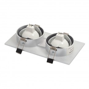 DK3022-CM Встраиваемый светильник, IP 20, 10 Вт, GU5.3, LED, серый, пластик в Нягани - nyagan.ok-mebel.com | фото 4